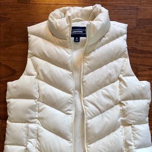Lands’ End Cream Vest